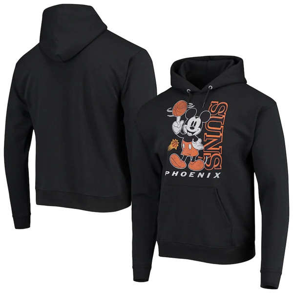 Men's Phoenix Suns Junk Food 2021 Black Mickey Baller Pullover Hoodie